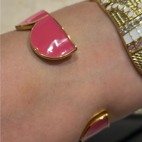 Kate Spade Pink and Gold Bracelet - Picture 6 of 8